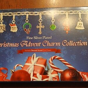 Christmas Advent Charm Collection Fine Silver Plated